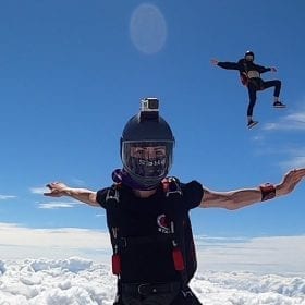 corona proof springen met een buff