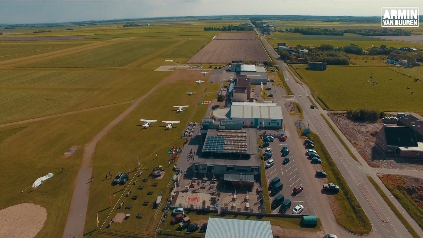 Paracentrum Texel van boven gezien